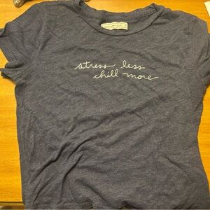 Abercrombie T shirt, Size small, Navy